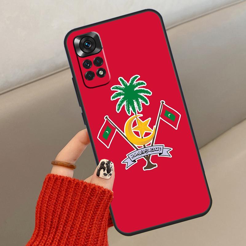 Maldives Flag Case For Xiaomi Redmi Note 14 10 11 12 13 15 Pro Plus Cover For Redmi 15 14C 10C 12C 13C 15C