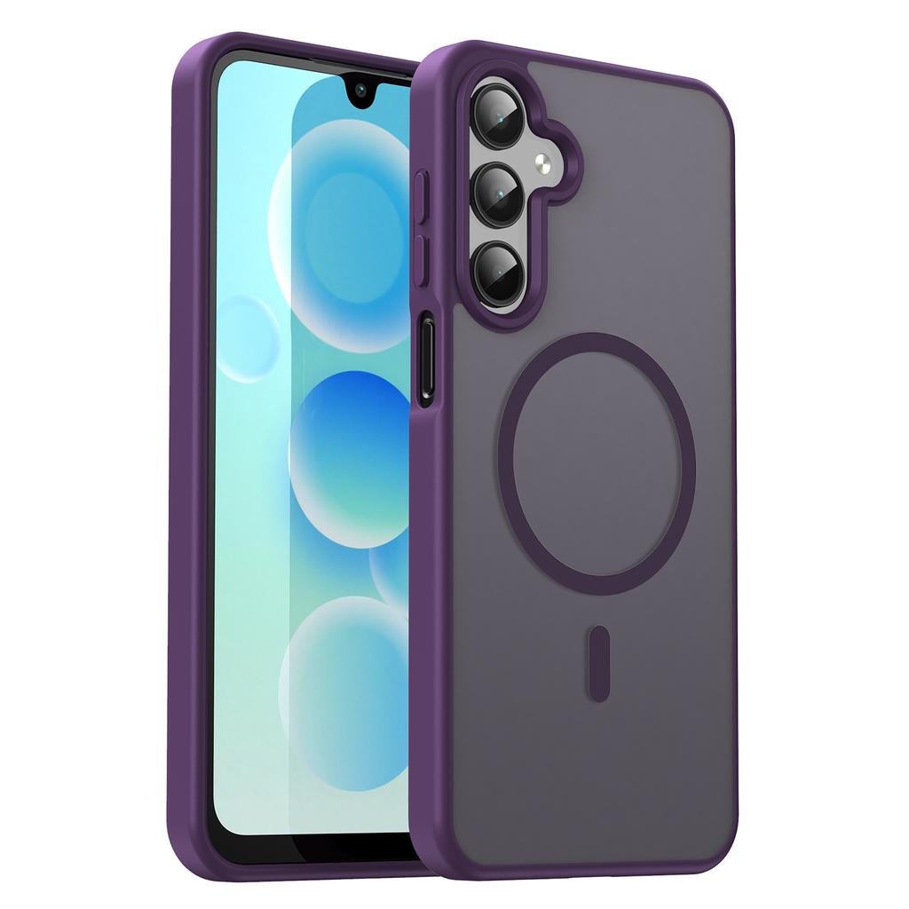 Samsung Galaxy A55 Handyhülle, Magnetische stoßfeste matte Handyhülle für Samsung Galaxy A55