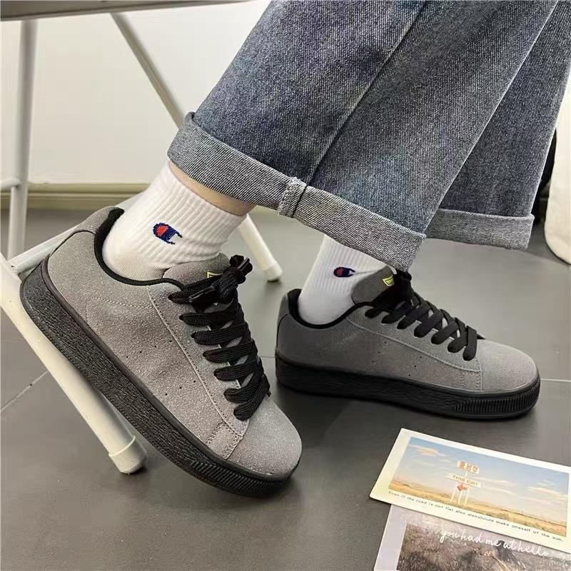 Summer New Chic Student Platform Heightening Couple Bread Shoes Sports Casual Skateboard Shoes