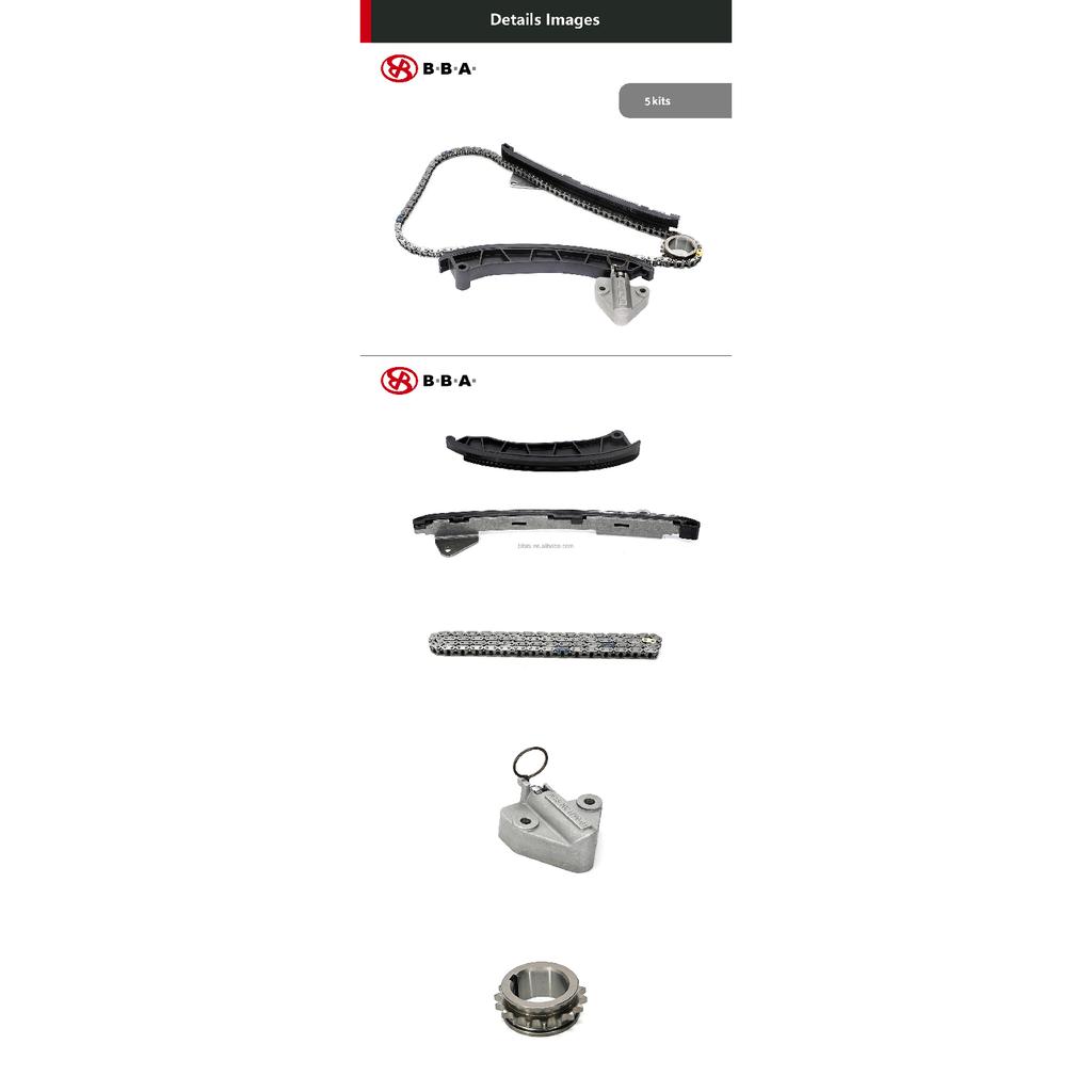 Engine Timing Set 5 Pieces with DAN20L Engine N18-1021790-01 Timing Chain Kit & Accessories for DF 2.0L DAN20L
