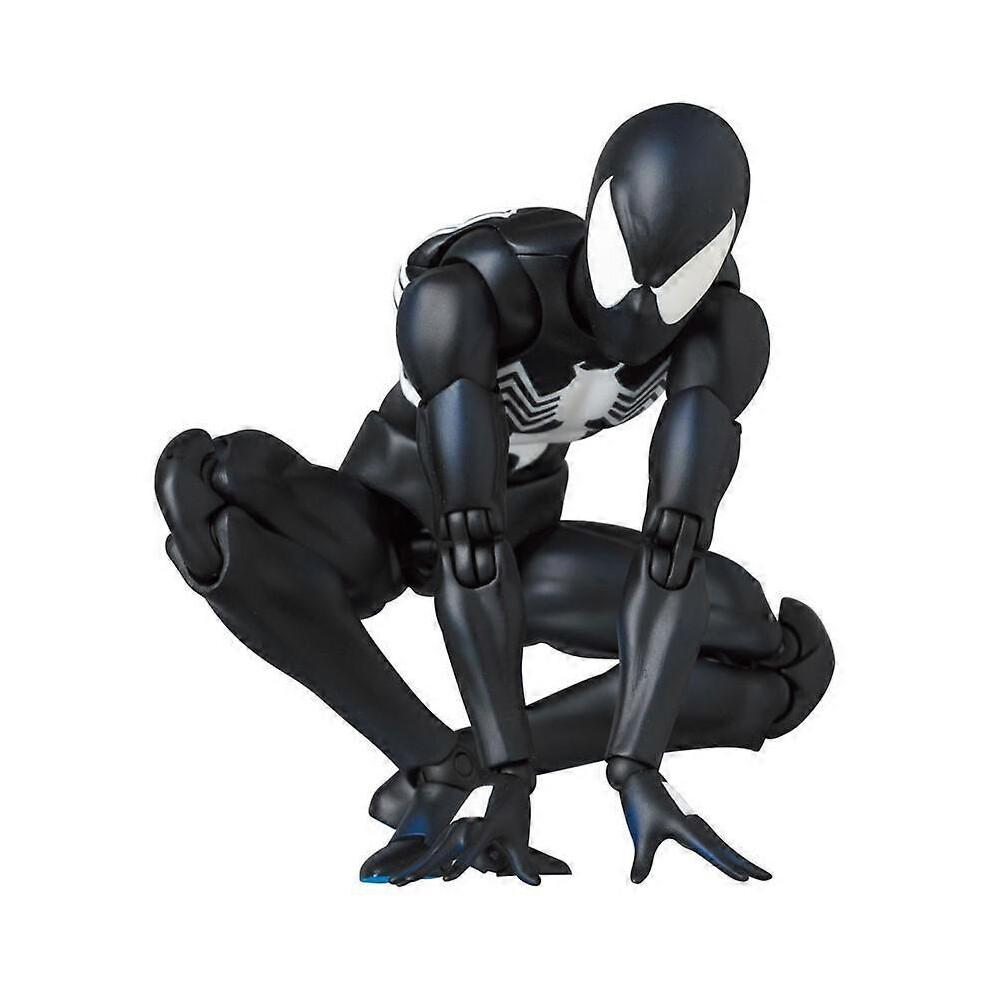 16cm Mafex Black Spider Man Action Figure Pvc Movable Collection Model Toys Maf 147 Venom Spiderman Peter Figurine Model Gift