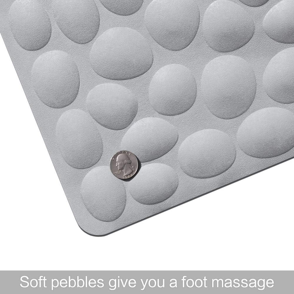 Large Size Bathtub Non-slip Mat with Suction Cups Super Non-slip Plastic Bathroom Mat Easy To Clean Massage Foot Mat