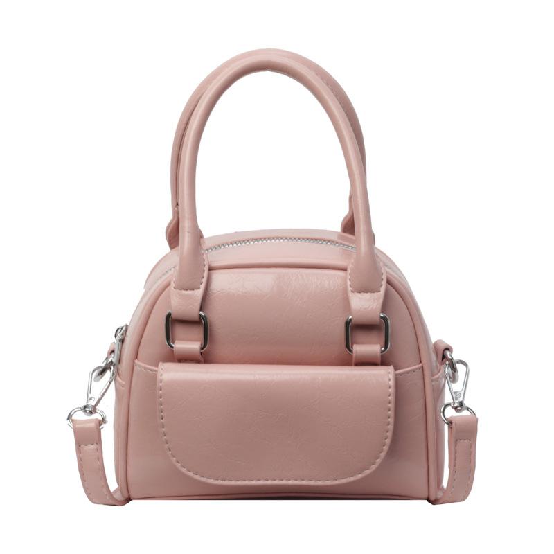 Retro Fashion Bag Women's New Texture Spring and Summer Portable Small Square Bag Shoulder Messenger Bag