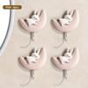 Adorable Cute Rabbit Creative New Hook, Bohemian Dopamine Color Clothes Hook, Clothes and Hat Hook, Bedroom Porch Bathroom Decoration
