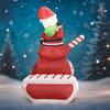 5.91FT Big Inflatable Toy Santa Christmas Tank with LED Lights Festive Gifts Xmas Decoration for Yard Supplies Home Decoration