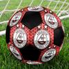 1PC AFC Size 5 Soccer Ball PrahaIndoor Soccer Ball Colorful All Ages Machine Stitched PVC Competition Ready Durable High-Bounce
