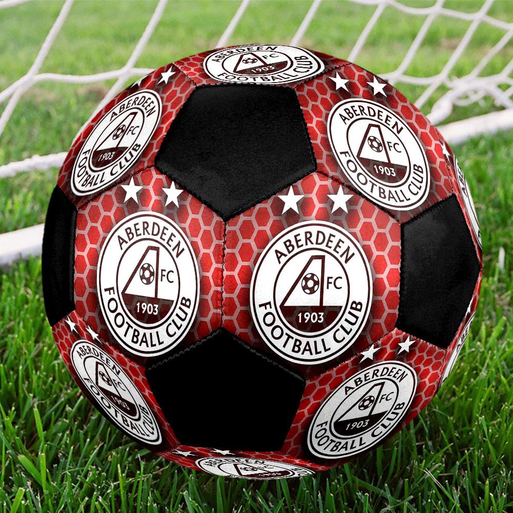 1PC AFC Size 5 Soccer Ball PrahaIndoor Soccer Ball Colorful All Ages Machine Stitched PVC Competition Ready Durable High-Bounce