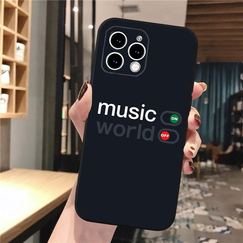 

Love Music Phone Case For iphone 17 Pro Max 17 Pro Air 16 15 14 13 Pro Max 15 16 Pro 15Plus iPhone 17Air