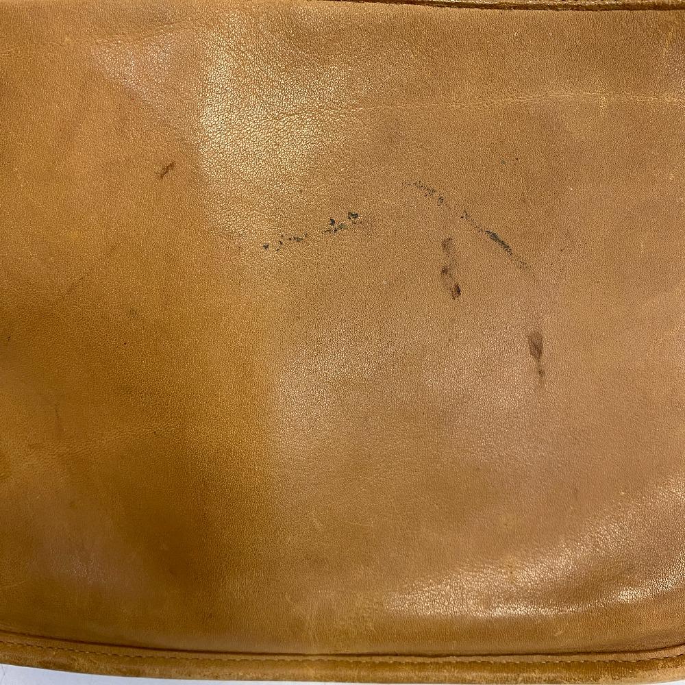 COACH 9966 leather Shoulder Bag Brown leather Used