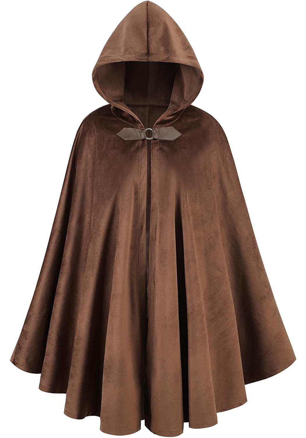 

Medieval Suede Velvet Warrior Cloak Costume XL