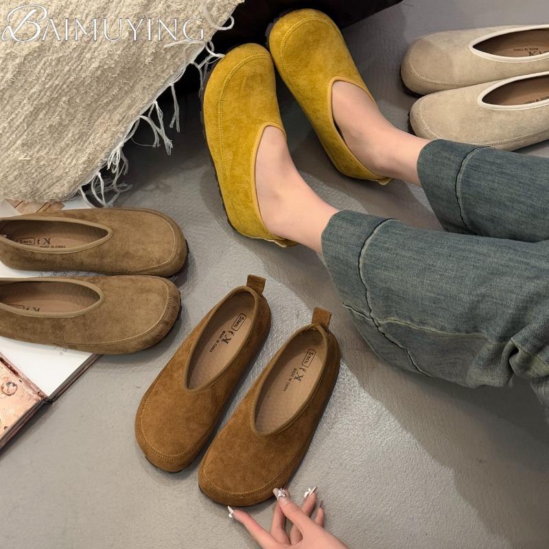Fashion Flats Sandals Women's Sneakers Shoes Casual Loafers 2025 Trend Summer New Suede Comfort Walking Shallow Sport Zapatos De Mujer