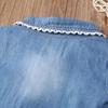 Sommer Prinzessin Denim Jean Kleid Kind Baby Party Hochzeit Festzug Kleider Kleidung