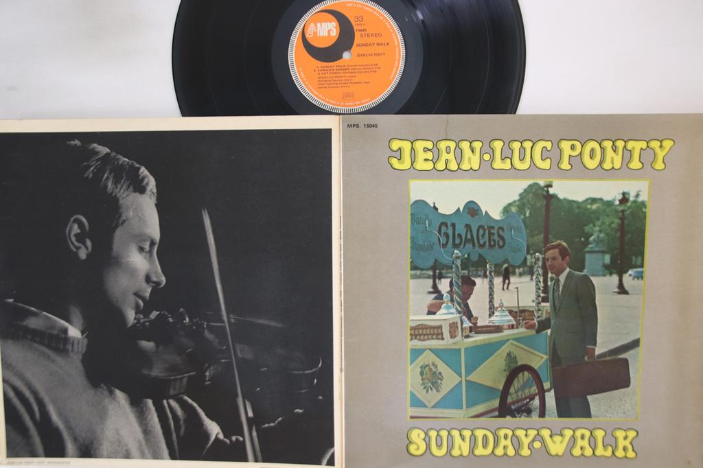LP Record JEAN-LUC PONTY - Sunday Walk 15045 MPS France Jazz Used
