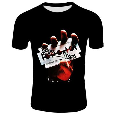Heavy Metal Band 3D Print T-shirt Men Women Summer Fashion Casual Short Sleeve Hip Hop Harajuku Streetwear Oversized T-shirt