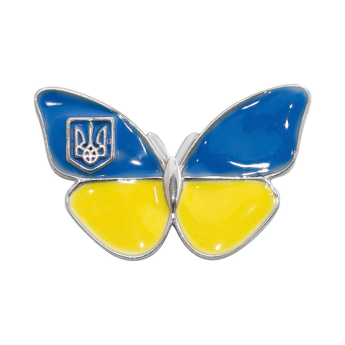 

Срібна брошка з емалью (2157113)