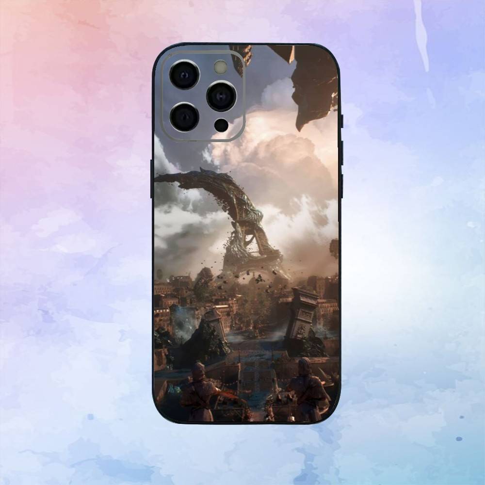 

Clair Obscur Expedition 33 Phone Case For iPhone17,16,15,14,13,12,11 Plus,Pro Max Soft Black Cover iPhone13