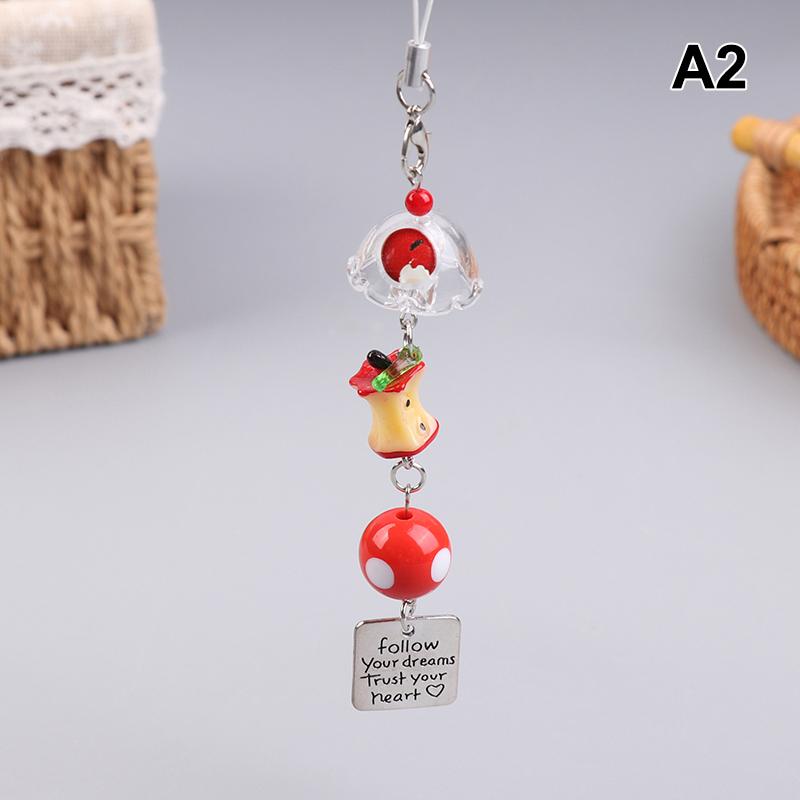 Cute Wind Chime Pendant Keyring Phone Lanyard Decorative Accessories Home Decorations Bag Camera Keychain Wind Chime Pendant