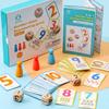 Preschool Children's Counting Math Games Montessori Toys Children's Educational Toys Wooden