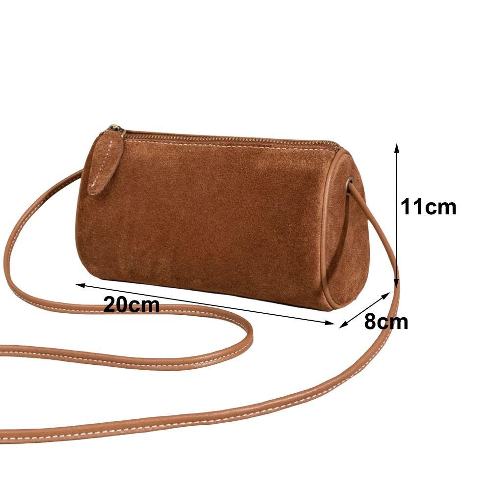 Fashion Vintage Women Suede Handbag Elegant Fleece Crossbody Bags Large Capacity Luxury Shoulder Bag for Ladies