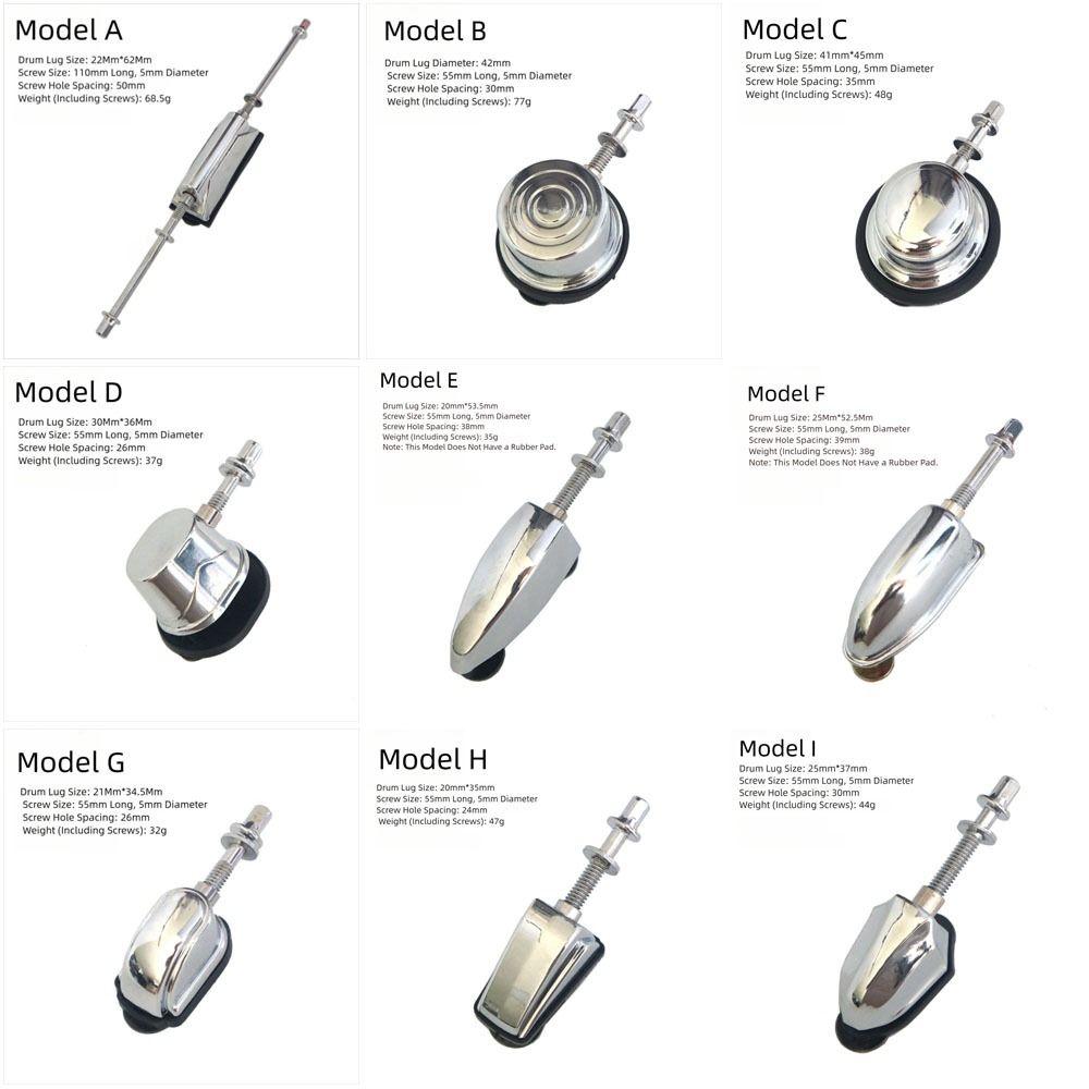 Cover Bracket Drum Lugs Fixing Screws Silver Drum Leg Parts Accessories for drums  Drum Lugs Leg