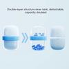 Portable Moisture-Proof Sealed Four-Compartment Pill Box For Safe Odorless And Individually Removable Pill Storage