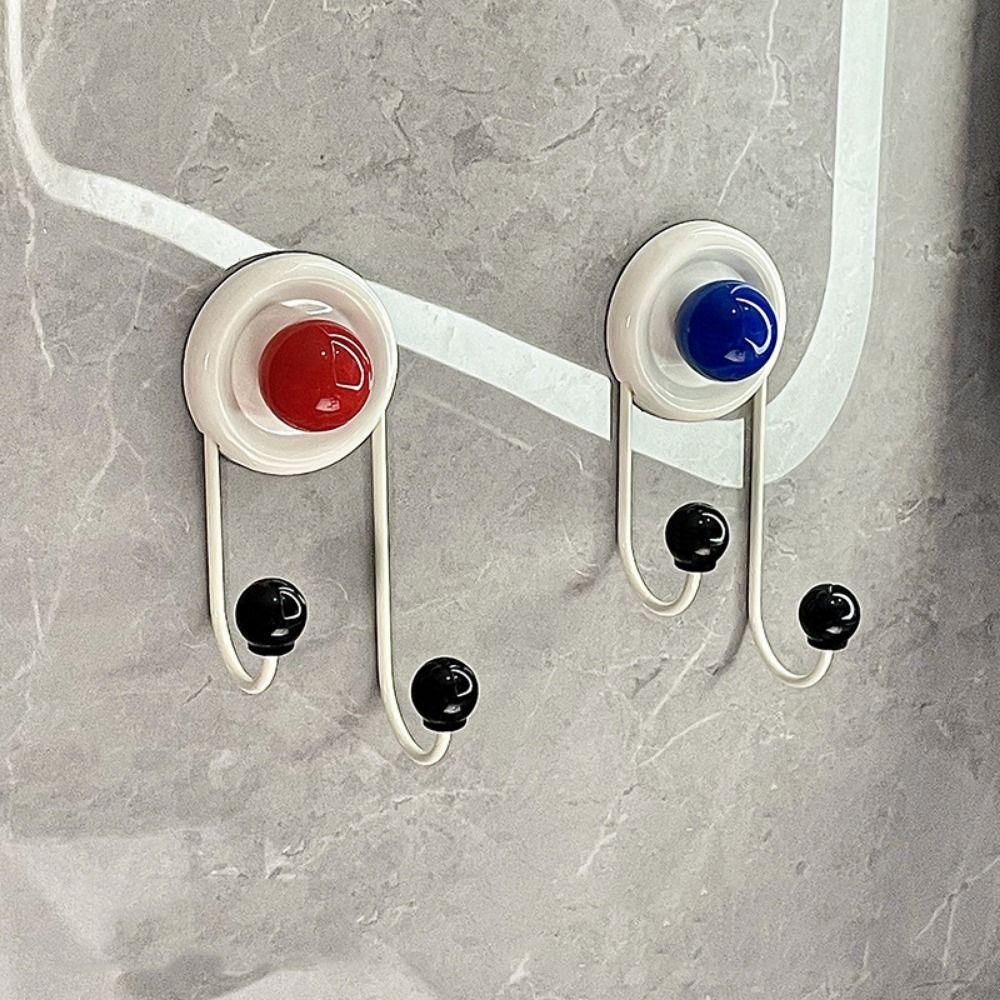 3Pcs Wall Hanging Household Hang Hooks Traceless Towel/Coat Hooks Shower Hooks  Bathroom Accessories