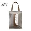 Portable Tissue Storage for Bedroom Hanging Canvas Box, Durable Wall Mounted Paper Towel Foldable Fabric Napkin Holder Dispenser, Easy Refill