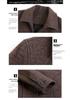 2025 Autumn/Winter Men's Casual Plaid Wool Jacket