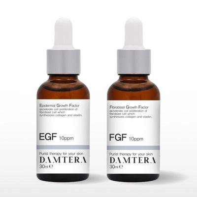 DAMTERA EGF FGF 10ppm Ampoule Original 30ml 2-piece Set