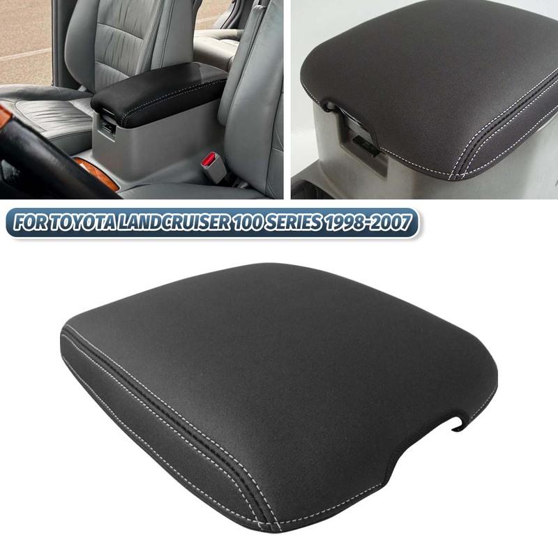 Car Center Central Armrest Box Cover Black Neoprene Handrest Protection For Toyota Landcruiser 100 Series 1998 1999 2000-2007