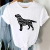 Woman Tshirts Tops Summer Animal Dog Graphic T Shirt O-Neck White Oversize T-Shirt Casual Short Sleeve Femme Size