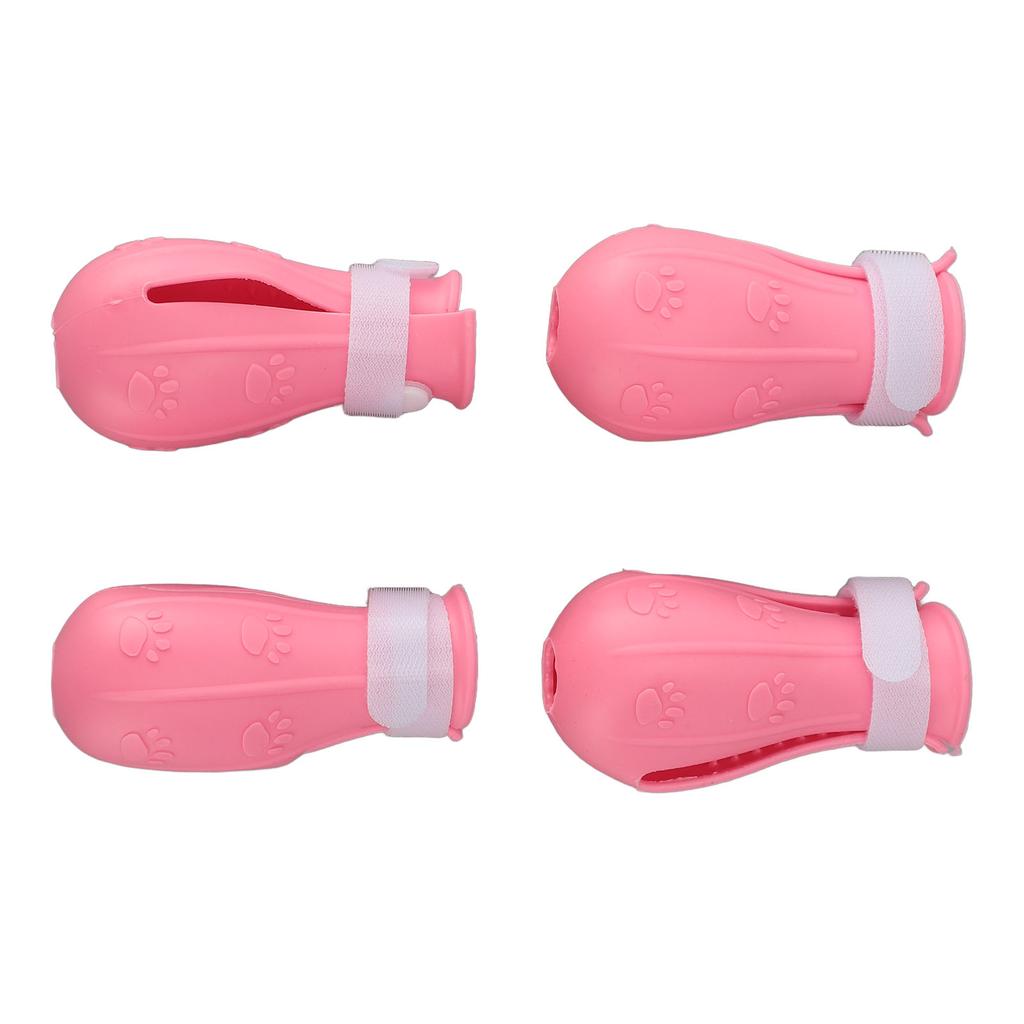 4pcs Silicone Cat Foot Covers Anti Slip Cat Boots Multifunctional Cat Shower Foot Cover Soft Cat Paws Protector Shoes