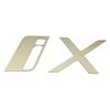 For BMW IX 2022 2023 2024 2025 2026 I20 Car Aluminum Alloy Side Label Sticker IX Cover Side Rear Emblem Accessories