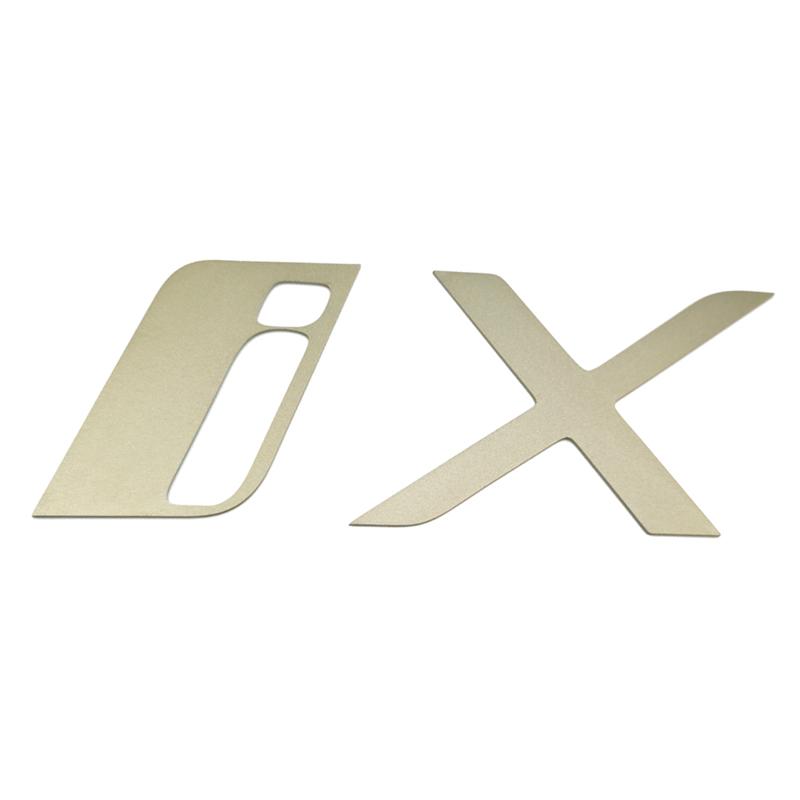 For BMW IX 2022 2023 2024 2025 2026 I20 Car Aluminum Alloy Side Label Sticker IX Cover Side Rear Emblem Accessories