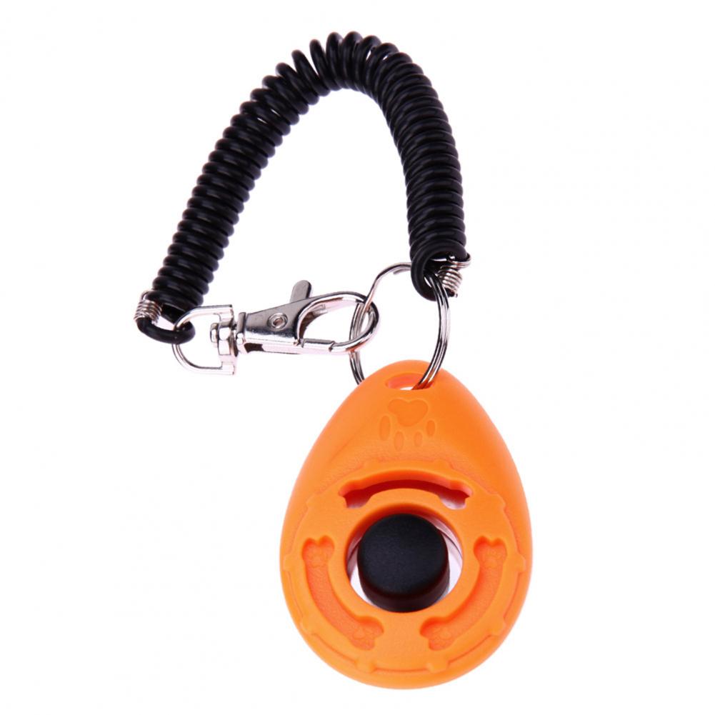 Hundetraining Clicker Haustier Katze Kunststoff Neu Hunde Clicker Trainer Hilfswerkzeuge Verstellbare Handgelenkschlaufe Ton Schlüsselanhänger Hundezubehör