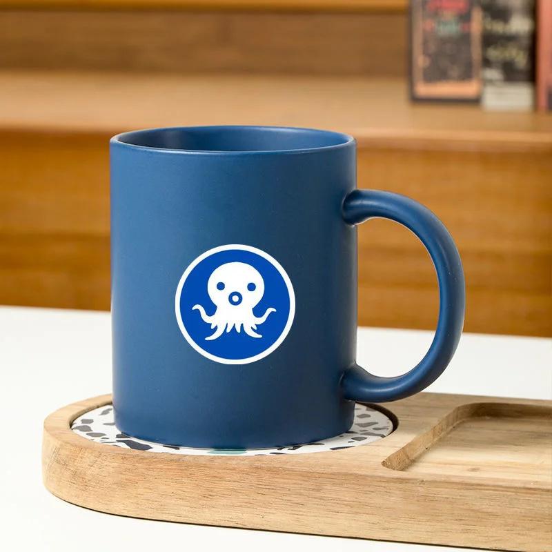 

Kawaii Blue Octonautsing Mug Ceramic Coffee Water Cup Anime Cartoon Originals Cup Creative Children Kids Birthday Christmas Gift 301-400ml