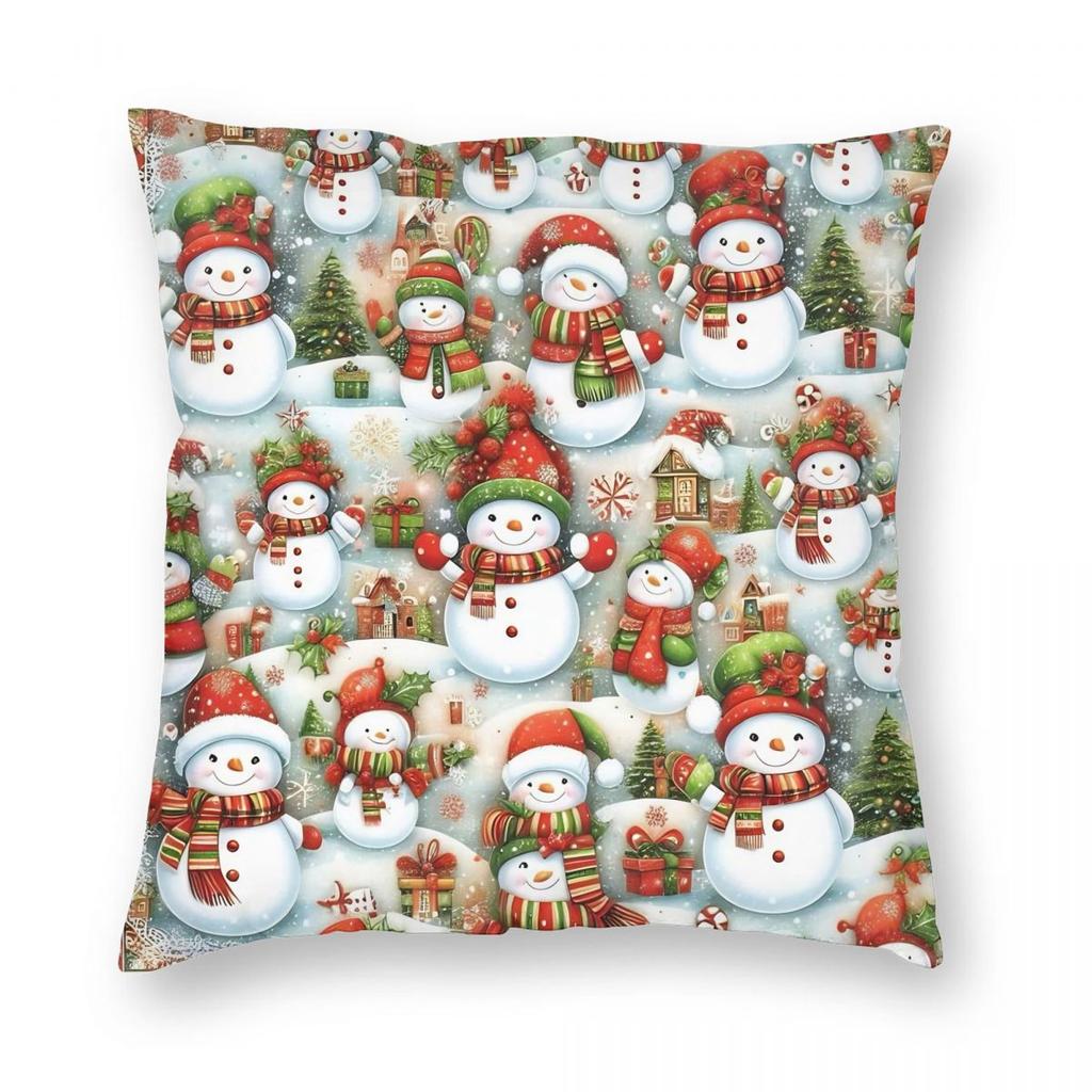 Christmas Royal Stewart Tartan Plaid Pillowcase Soft Fabric Cushion Cover Decor Pillow Case Cover Home Square 18''