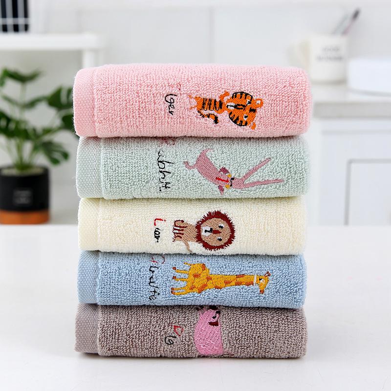 Soft Absorbent 32-Strand Cotton Baby Towel 25x25cm - Ideal for Face and Hand Washing