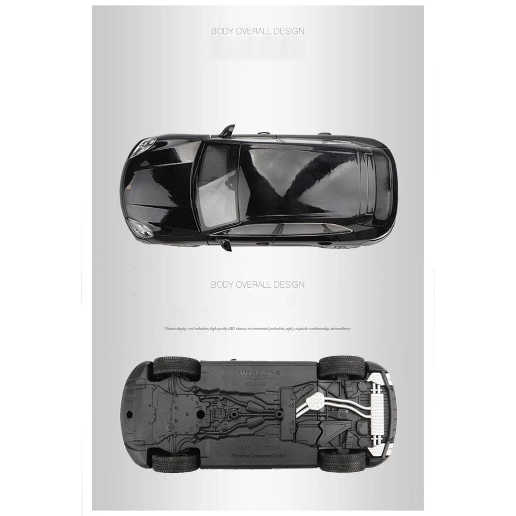 Welly 1/24 Porsche Cayenne Turbo Alloy Miniature Toy Car Model Diecast Metal Static Scale Model Car Kid Toy Vehicle Gifts
