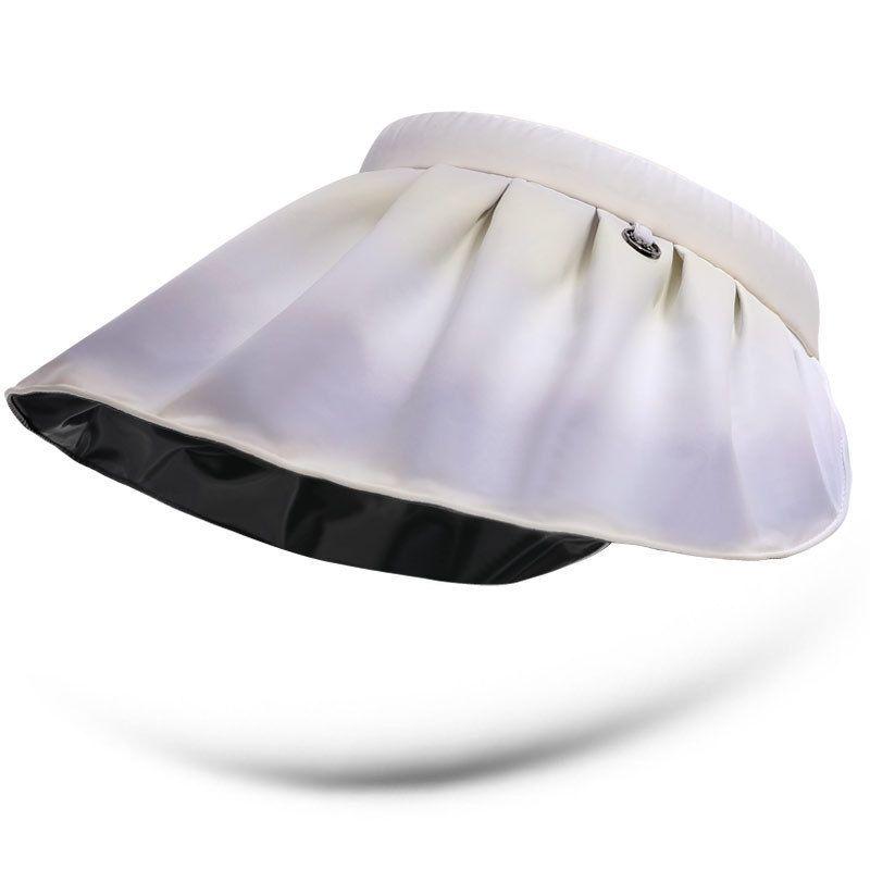 

Градиент Радуга Защита от солнца Повязка на голову Шляпа Женская Летняя Шляпа от солнца с большими полями и черным клеем Уличная Шляпа-ракушка без верха Складная Gradient yellow All yards