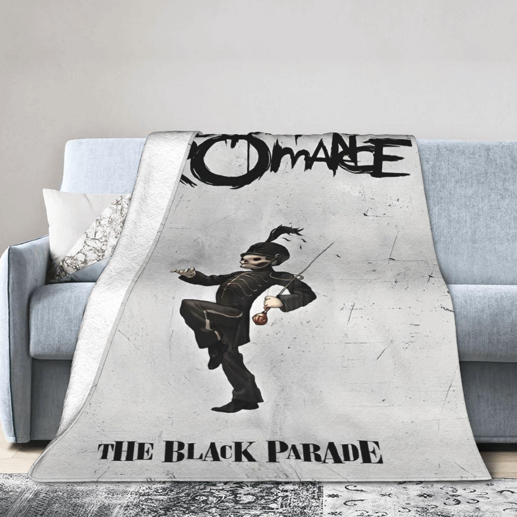 Exquisite Fashion Items Unisex Black My Chemical Romance Band Blankets Flannel The Parade Album Soft Throw Blanket For Car Sofa Couch Bedspread