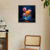 Flower Series Diamond Painting Kits, 5D DIY Full Round Drill Sparkling Resin Art Craft Home Wall Decor Gift for Adults Beginners