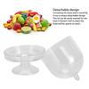 12pcs With Dome Cover Small Cake Display Stand Mini Size Cake Plate With Lid Dessert Tray  Tea Party