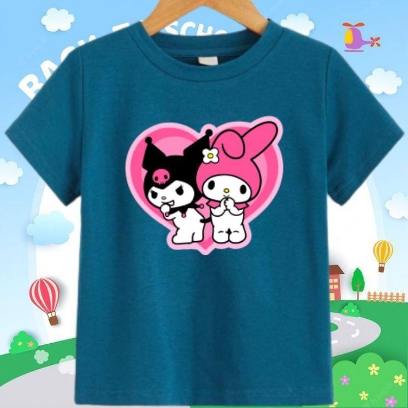 Children's T-shirt, fashionable and casual, versatile short sleeved