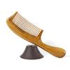 Green Sandalwood Fine-Tooth Massage Comb