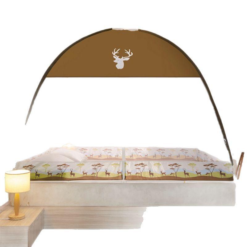 Installation-free Yurt Mosquito Net Home Encryption Single Student Dormitory Double Bed Baby Foldable Mosquito Net