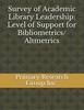 Survey of Academic Library Leadership: Level of Support for Bibliometrics/Altmetrics