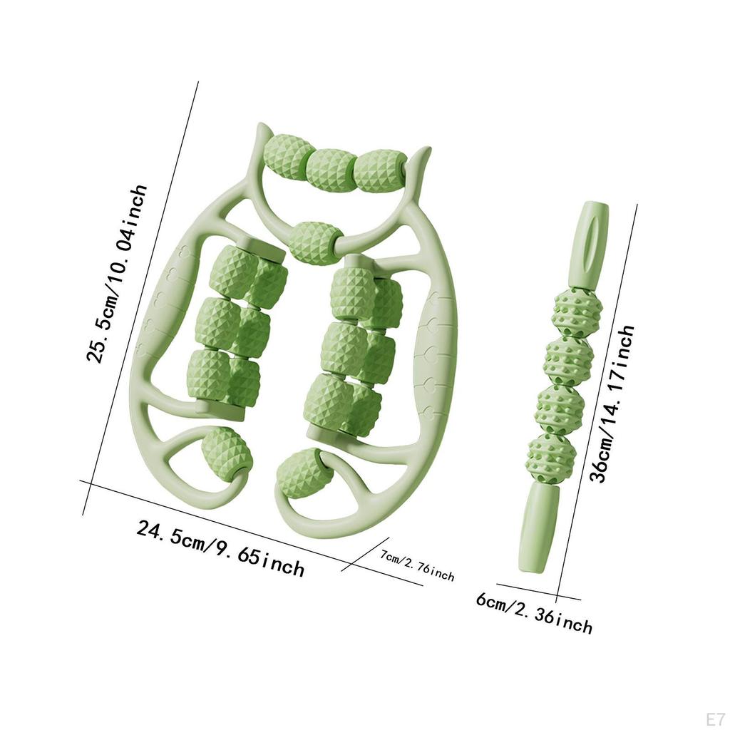 2 Foam Rollers for Body Massage Tools Calves And Thighs