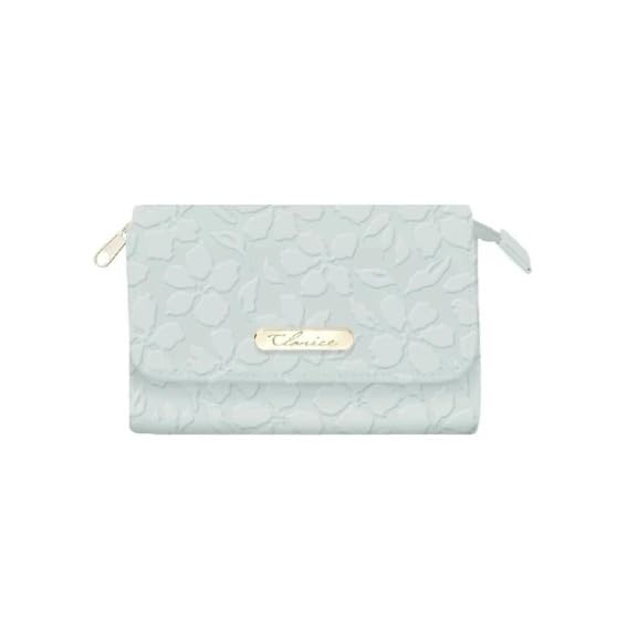 

Clarice Mirrored Mini Pouch, Mint