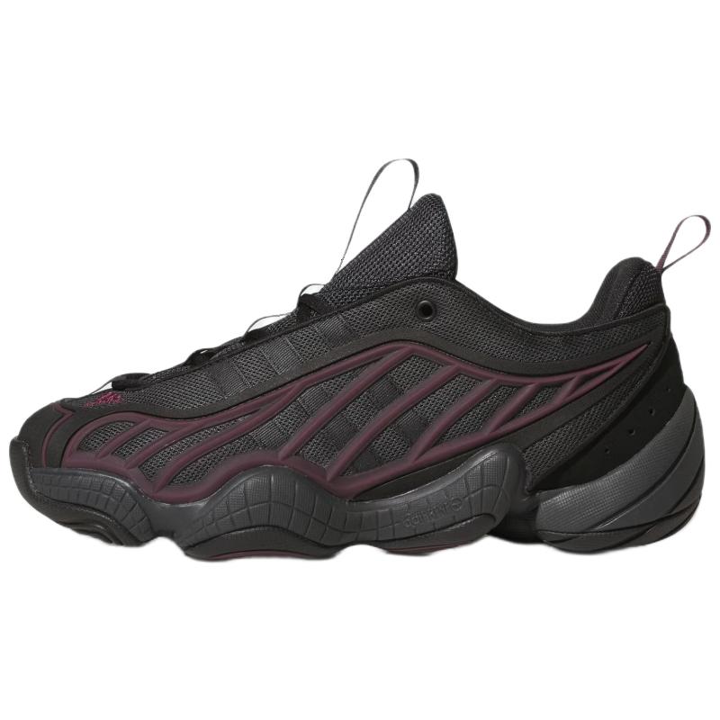 New Adidas Intimidation Abrasion Resistant Low Top Vintage Basketball Shoes Unisex Black JS3316